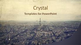  Presentation with eiffel tower paris france - Amazing slide deck having vintage photo of eiffel tower paris france backdrop and a lemonade colored foreground