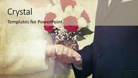  Presentation with married - Beautiful slide set featuring stand up paddle board yoga backdrop and a seafoam green colored foreground