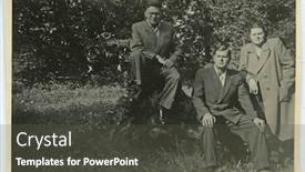  Presentation with siblings - Amazing PPT layouts having vintage-photo-of-siblings-1947 backdrop and a dark gray colored foreground