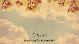  Presentation with green leaves - Slides having vintage photo with green leaves background and a soft green colored foreground