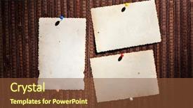  Presentation with picture frame - Presentation featuring vintage photographic blank picture frame background and a tawny brown colored foreground