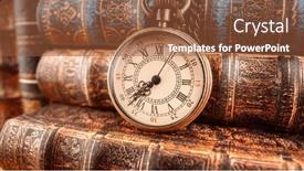  Presentation with history time - PPT theme enhanced with vintage-pocket-watch-vintage-background background and a tawny brown colored foreground
