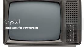  Presentation with black technology - PPT theme consisting of vintage-portable-black-and-white background and a gray colored foreground