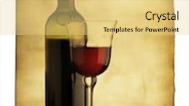  Presentation with postcard - Cool new PPT theme with vintage postcard imitation with still-life isolated over white background backdrop and a blonde colored foreground