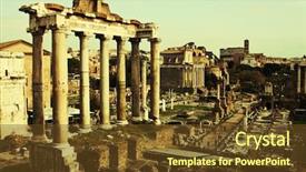 Presentation with old style vintage postcard - Cool new presentation with small pieces of brocken asbestos plate as background backdrop and a gray colored foreground