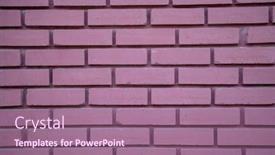  Presentation with purple wall - Amazing presentation design having vintage-purple-color-brick-wall backdrop and a coral colored foreground
