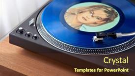  Presentation with vinyl record - 