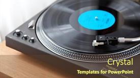  Presentation with vinyl record - 