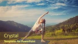  Presentation with vintage retro - PPT theme consisting of vintage-retro-effect-hipster-style background and a tawny brown colored foreground