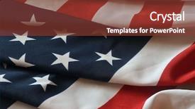  Presentation with pakistan and usa flag togetter - Slides with vintage retro futuristic - flag usa background background and a tawny brown colored foreground