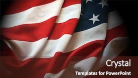  Presentation with usa flag - Presentation design consisting of vintage retro futuristic - flag usa background background and a  colored foreground
