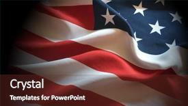  Presentation with usa flag - Theme having vintage retro futuristic - flag usa background background and a tawny brown colored foreground