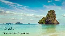  Presentation with vintage retro - Amazing theme having vintage-retro-hipster-style-travel backdrop and a light blue colored foreground