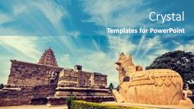  Presentation with vintage retro - Presentation theme consisting of vintage-retro-hipster-style-travel background and a teal colored foreground