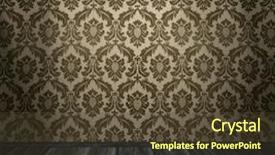  Presentation with portfolio - Presentation theme with vintage room interior similar available background and a tawny brown colored foreground