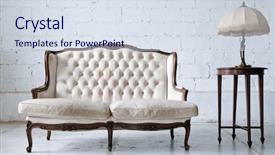  Presentation with classical - Cool new presentation with vintage room with desk lamp backdrop and a sky blue colored foreground