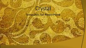  Presentation with ornament - Beautiful presentation theme featuring vintage shabby background with classic backdrop and a gold colored foreground