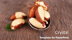  Presentation with spoon - Audience pleasing slide set consisting of vintage-spoon-with-tasty-brasil backdrop and a tawny brown colored foreground