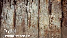  Presentation with wood texture - Presentation design with vintage stained wooden wall background background and a coral colored foreground