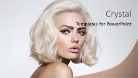  Presentation with fancy - Slides having vintage-style-portrait-of-young background and a light gray colored foreground