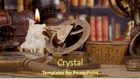  Presentation with adventure - Slide set featuring vintage-style-travel-and-adventure background and a tawny brown colored foreground