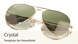  Presentation with vintage aviation - Audience pleasing slide deck consisting of vintage sunglasses backdrop and a lemonade colored foreground