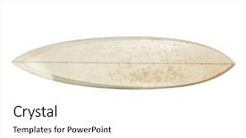  Presentation with black white vintage art - Theme featuring vintage surfboard isolated on white background and a white colored foreground