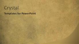  Presentation with tan - Slide deck having vintage tan leather texture background and a yellow colored foreground