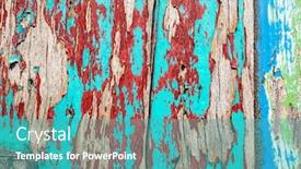  Presentation with old wood planks - Beautiful PPT layouts featuring vintage-texture-background-of-old backdrop and a teal colored foreground