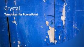  Presentation with old wood planks - Presentation consisting of vintage-texture-background-of-old background and a cobalt blue colored foreground