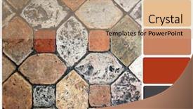  Presentation with tile - Beautiful presentation featuring vintage tile background colour palette backdrop and a  colored foreground