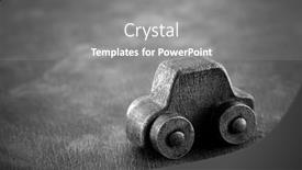  Presentation with vintage car - Colorful presentation theme enhanced with vintage-toy-car-in-black backdrop and a gray colored foreground