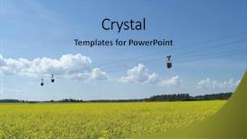  Presentation with transportation - PPT layouts consisting of vintage transportation over summer field background and a light blue colored foreground