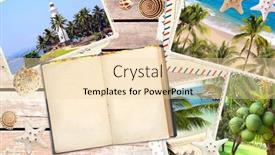  Presentation with old wood planks - Beautiful theme featuring vintage-travel-background-with-old backdrop and a lemonade colored foreground