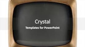  Presentation with 1950s - Beautiful PPT layouts featuring vintage tv from the 1950s backdrop and a dark gray colored foreground