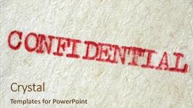  Presentation with aged paper - Audience pleasing presentation design consisting of vintage typewriter in red ink backdrop and a  colored foreground