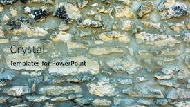  Presentation with design work - Slides consisting of vintage-wall-background-useful background and a mint green colored foreground