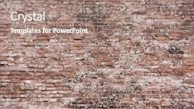  Presentation with metal whistle used by police - Beautiful slides featuring vintage wallpaper - grunge brickwall used as background backdrop and a coral colored foreground