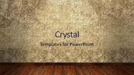  Presentation with portfolio - Amazing slides having vintage wallpaper - room interior similar available backdrop and a coral colored foreground