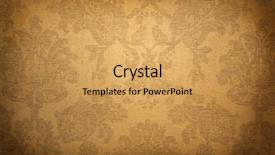  Presentation with vintage - Amazing slide set having vintage wallpaper background backdrop and a yellow colored foreground