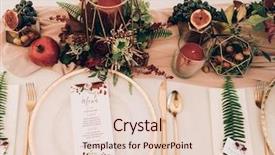  Presentation with venue - Cool new slides with vintage wedding decor beautiful event backdrop and a lemonade colored foreground