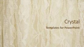  Presentation with wedding - Slide deck consisting of vintage wedding dress detail background and a soft green colored foreground