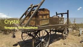 Presentation with wild horse - Amazing slides having vintage wild west horse backdrop and a tawny brown colored foreground