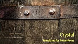  Presentation with wine barrel - Cool new theme with books and eyeglasses on grey table against blue wall backdrop and a sky blue colored foreground