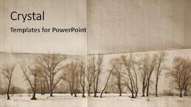 Presentation with vintage - Slide deck featuring vintage winter special sepia toned background and a  colored foreground