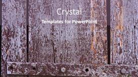  Presentation with purple paint - Cool new theme with background with peeling paint purple backdrop and a gray colored foreground