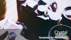  Presentation with old photo - Amazing PPT layouts having vintage wooden boards abstract backdrop and a wine colored foreground