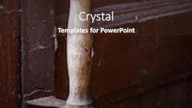  Presentation with doorknob - Colorful slide set enhanced with vintage-wooden-doorknob-in-old backdrop and a wine colored foreground