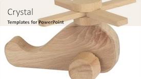  Presentation with memories - PPT theme enhanced with vintage-wooden-helicopter-chopper-toy background and a lemonade colored foreground