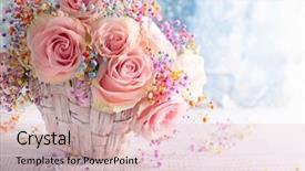  Presentation with flower vintage - Presentation consisting of vintage wooden table shabby chic background and a lemonade colored foreground